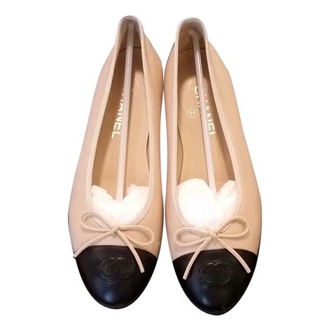 chanel ballerina beige black|Why Chanel Ballet Flats Will Never Go Out of Style.